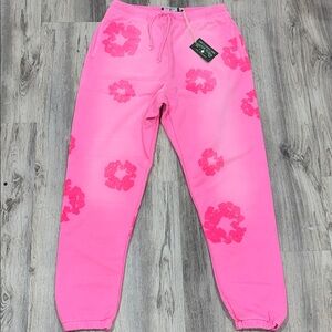 (NEW) DENIM TEAR SWEATPANTS